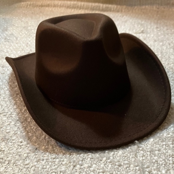 🍂 NWT BOHO COFFEE BROWN COWBOY HAT - Picture 4 of 12